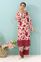 2Pc Lawn Unstitched ( Code : 10 )