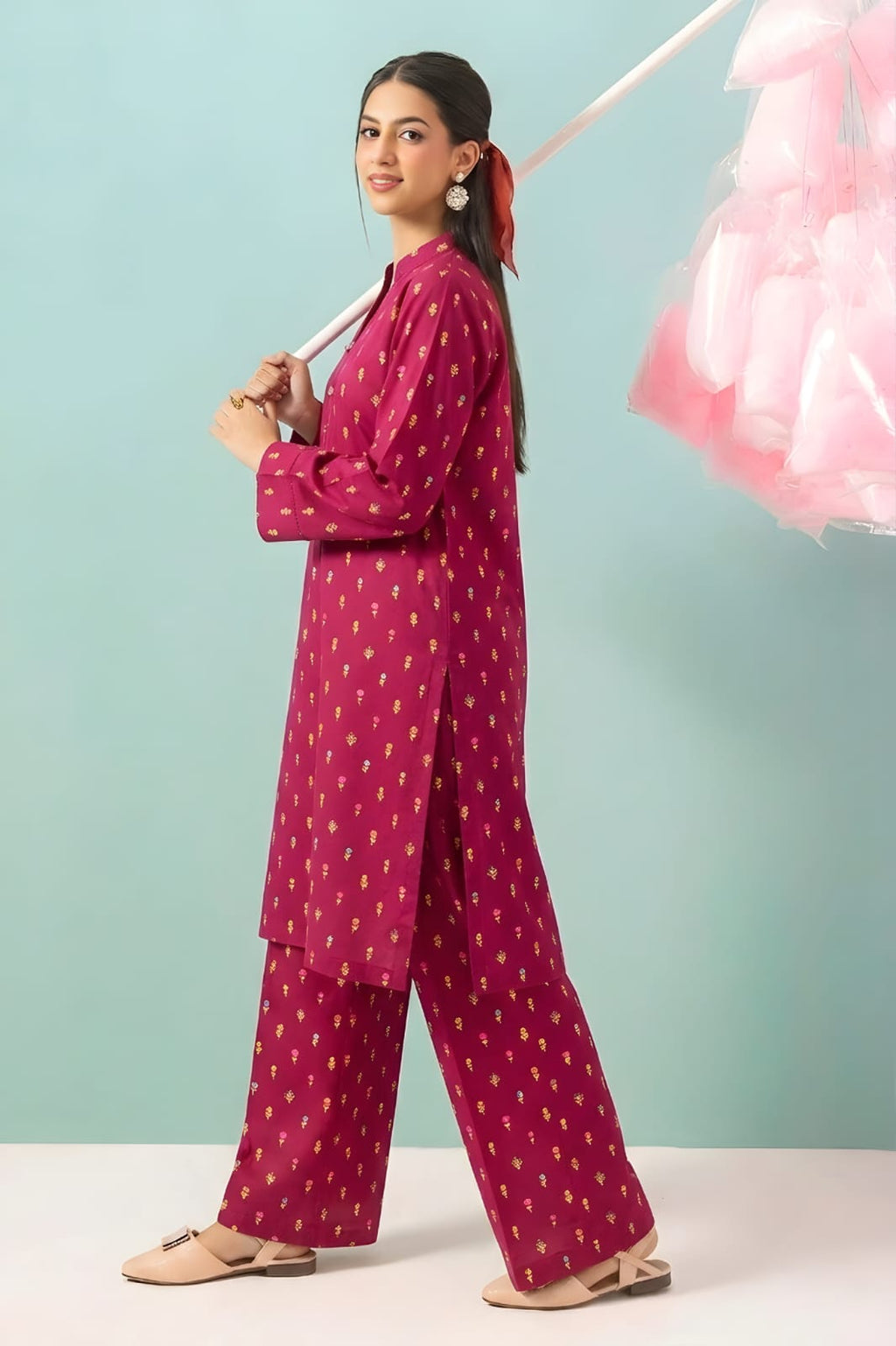 2Pc Lawn Unstitched ( Code : 35 )
