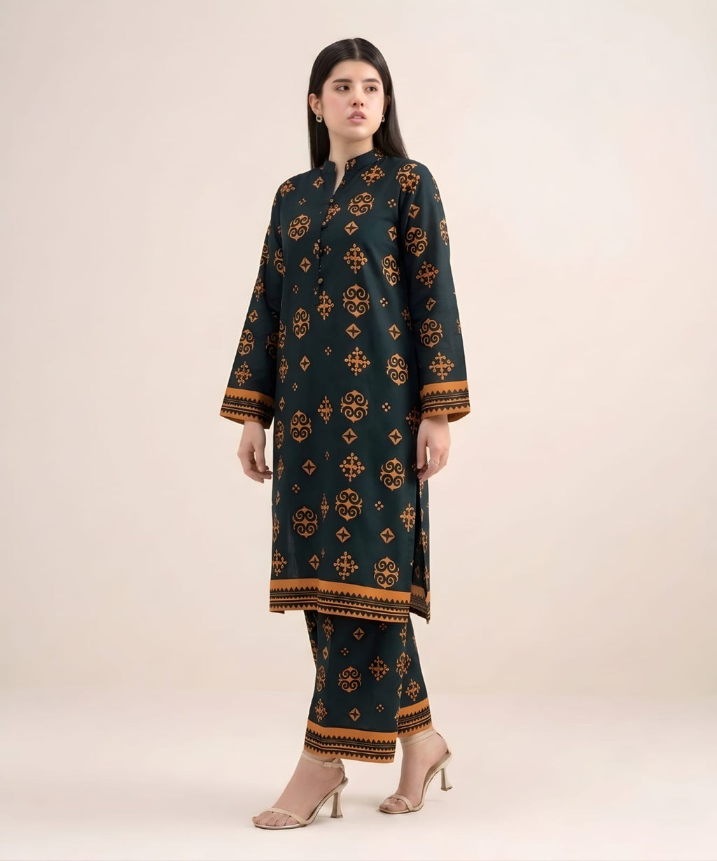 2Pc Lawn Unstitched ( Code : 12 )