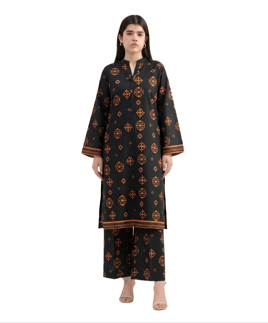 2Pc Lawn Unstitched ( Code : 12 )
