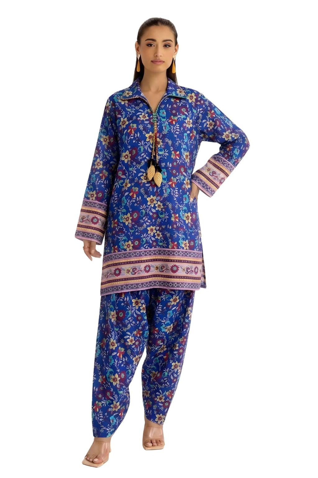 2Pc Lawn Unstitched ( Code : 13 )