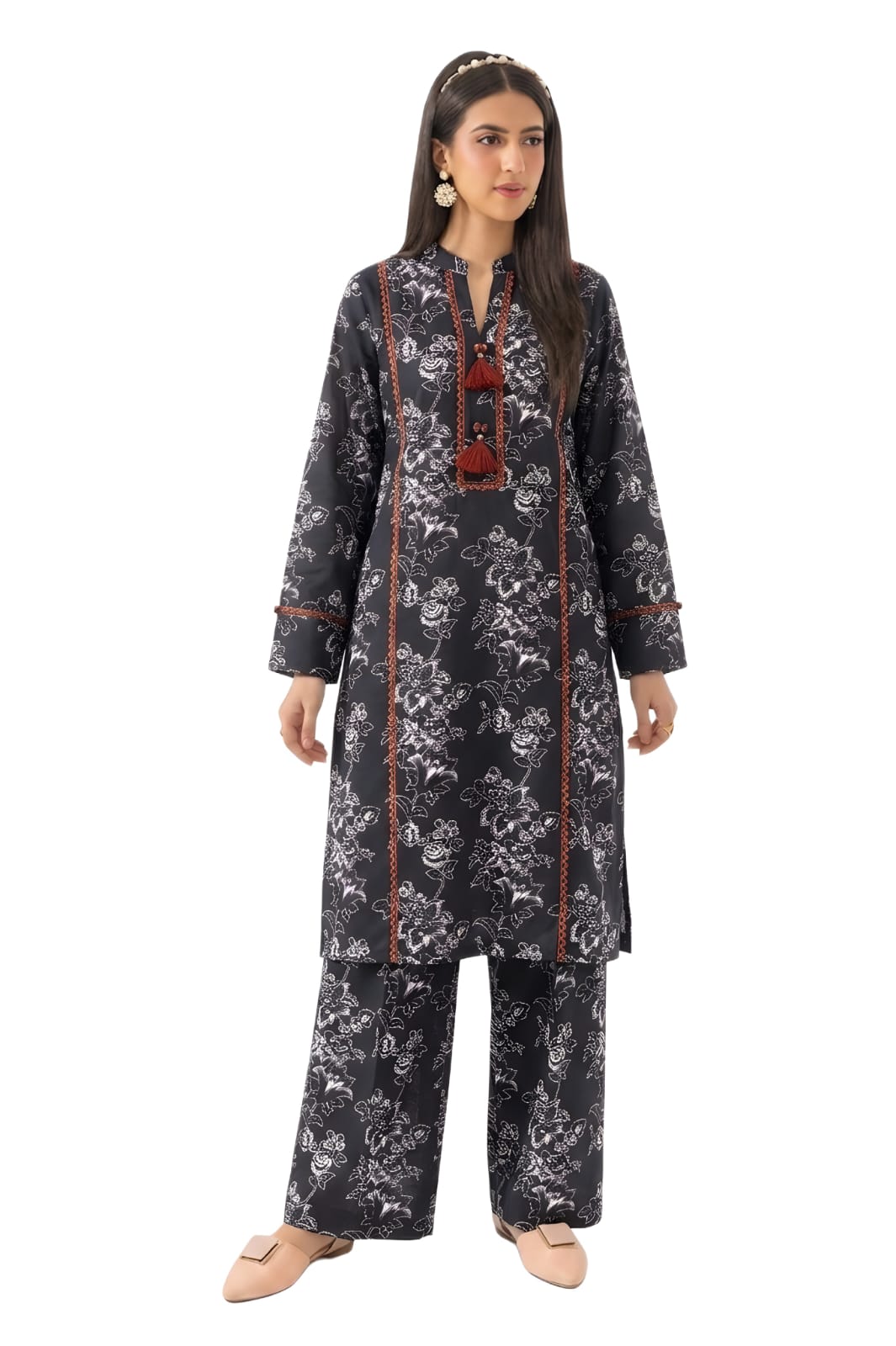 2Pc Lawn Unstitched ( Code : 21 )