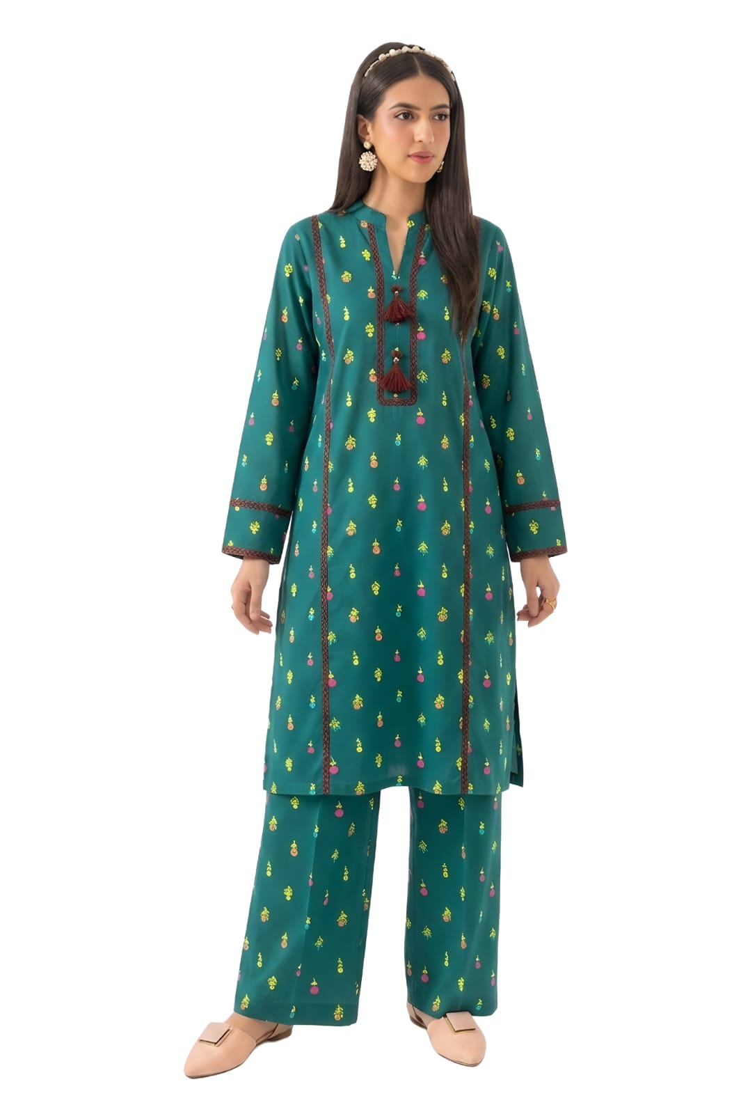 2Pc Lawn Unstitched ( Code : 28 )