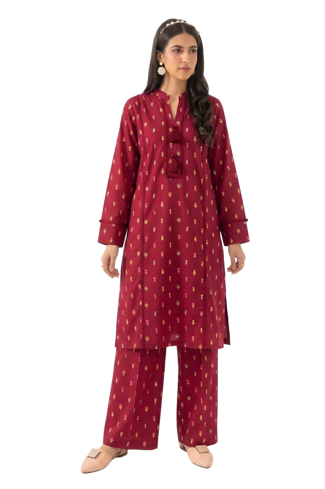 2Pc Lawn Unstitched ( Code : 35 )