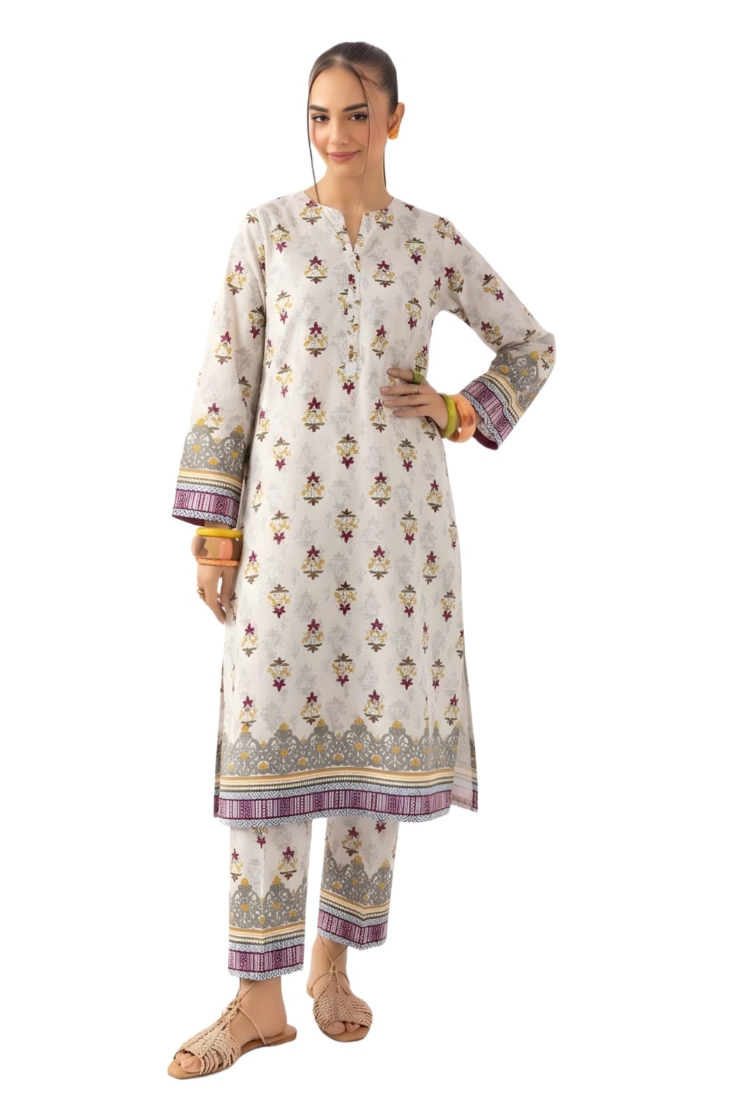 2Pc Lawn Unstitched ( Code : 37 )