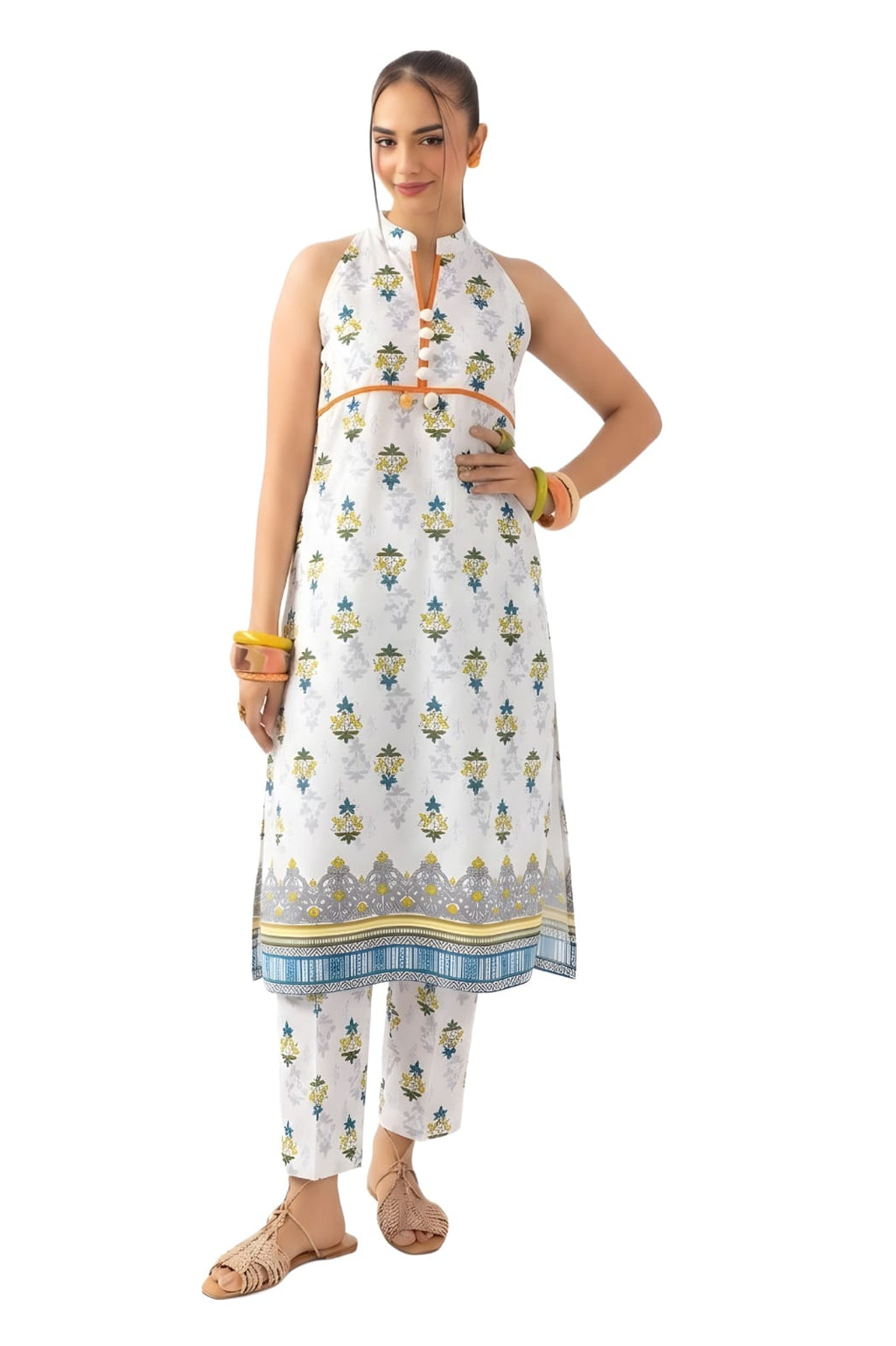 2Pc Lawn Unstitched ( Code : 40 )